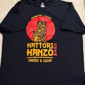 Hattori Hanzo Black Graphic T-Shirt